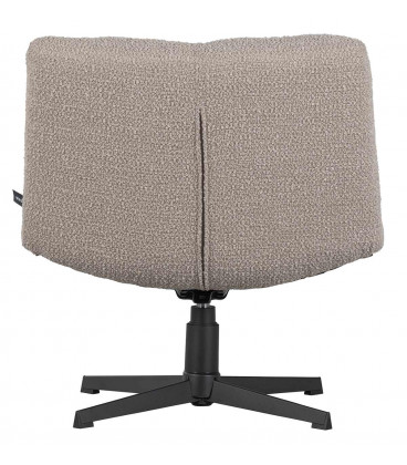Fauteuil Pivotant Vinny Bouclé Sable