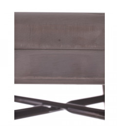 Lot de 2 Tabourets Bar Patine Argent Dallas