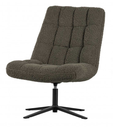 Fauteuil Pivotant Job Teddy Vert