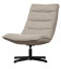 Fauteuil Nika Pivotant Bouclé Taupe