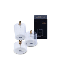 Bougie Éternelle Cylindre Laitonnée MM 8cm Bougie Éternelle Cylindre Laitonnée MM 8cm