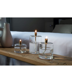 Bougie Éternelle Cylindre Laitonnée MM 8cm Bougie Éternelle Cylindre Laitonnée MM 8cm