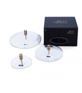 Bougie Éternelle Galet Laitonnée PM 10cm 2