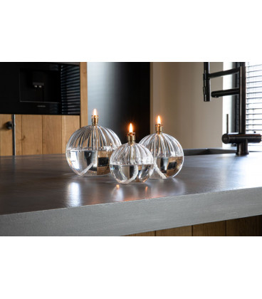 Bougie Eternelle Elegante Laitonnée 9cm S