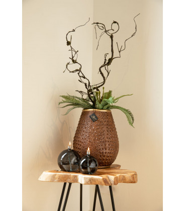 Bougie Eternelle Elegante Laitonnée 9cm S