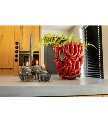 Bougie Eternelle Elegante Laitonnée 9cm S