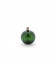 Lampe à huile Ronde Verte Chromée 9cm S