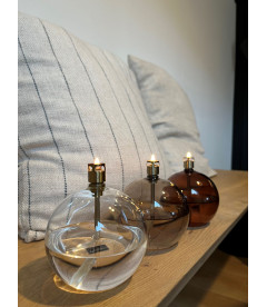 Bougie Eternelle Ronde Champagne Chromée 9cm S Bougie Eternelle Ronde Champagne Chromée 9cm S