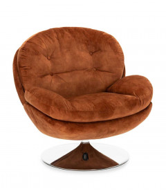 Fauteuil Pivotant Memento Fox Velours