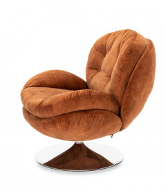 Fauteuil Pivotant Memento Fox Velours