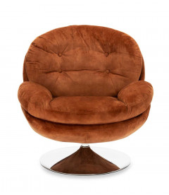 Fauteuil Pivotant Memento Fox Velours