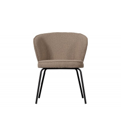 Chaise Admit Velours Bouclé BeigeWOOOD by De Eekhoorn Chaise Admit Velours Bouclé BeigeWOOOD by De Eekhoorn