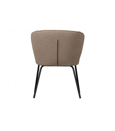 Chaise Admit Velours Bouclé BeigeWOOOD by De Eekhoorn