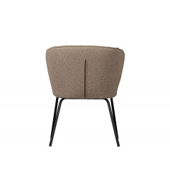 Chaise Admit Velours Bouclé BeigeWOOOD by De Eekhoorn Chaise Admit Velours Bouclé BeigeWOOOD by De Eekhoorn