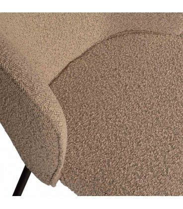 Chaise Admit Velours Bouclé BeigeWOOOD by De Eekhoorn