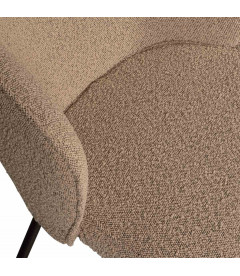 Chaise Admit Velours Bouclé BeigeWOOOD by De Eekhoorn Chaise Admit Velours Bouclé BeigeWOOOD by De Eekhoorn