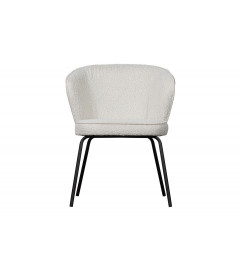 Chaise Admit Velours Bouclé NaturelWOOOD by De Eekhoorn Chaise Admit Velours Bouclé NaturelWOOOD by De Eekhoorn