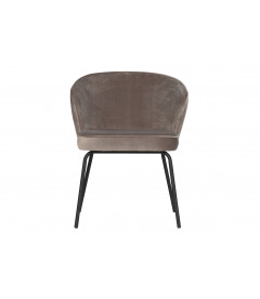 Chaise Admit Velours KakiWOOOD by De Eekhoorn Chaise Admit Velours KakiWOOOD by De Eekhoorn