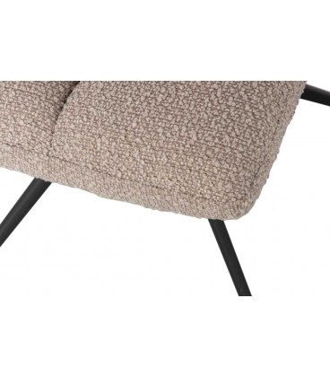 Chaise Pivotante Vinny Bouclé Sable