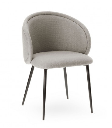 Fauteuil de table Bari Gris