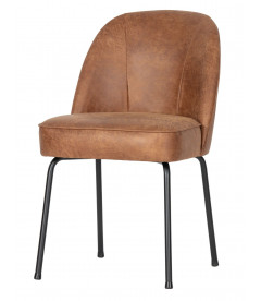 Chaise Vogue Cuir Reyclé CognacWOOOD by De Eekhoorn