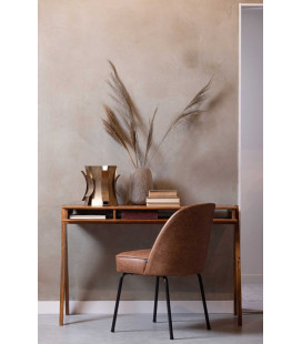 Chaise Vogue Cuir Reyclé CognacWOOOD by De Eekhoorn 2