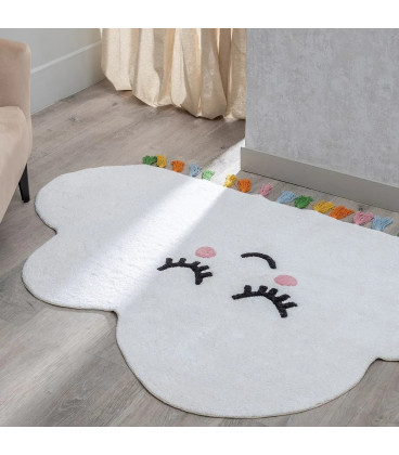 Tapis En Coton Nuage 100x60cm