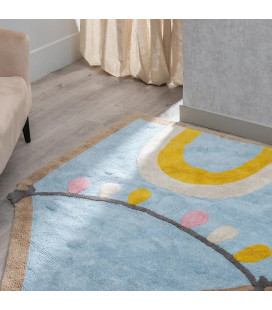 Tapis En Coton Cirque150x110cm