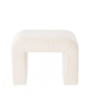 Pouf Lhassa Blanc Bouclette