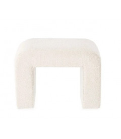 Pouf Lhassa Blanc Bouclette