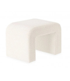 Pouf Lhassa Blanc Bouclette