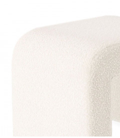 Pouf Lhassa Blanc Bouclette