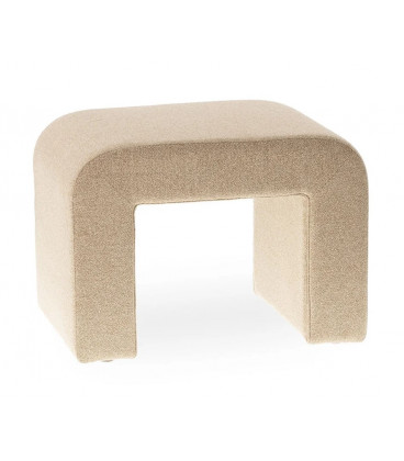 Pouf Lhassa Blanc Bouclette