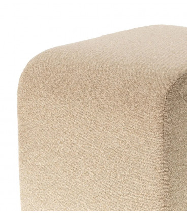 Pouf Lhassa Blanc Bouclette