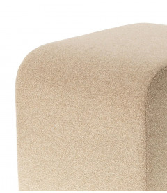 Pouf Lhassa Blanc Bouclette