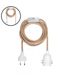 Rallonge Suspension Blanc et Câble en Corde Rallonge Suspension Blanc et Câble en Corde