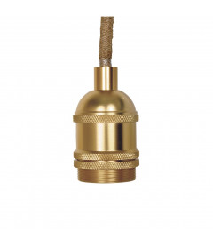 Câble pour Suspension en corde et Métal Laiton Doré (D.5xH.80cm) Câble pour Suspension en corde et Métal Laiton Doré (D.5xH.80cm)