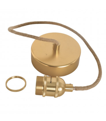 Câble pour Suspension en corde et Métal Laiton Doré (D.5xH.80cm)