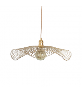 Abat-Jour seul Libellule Bambou Ø65cm