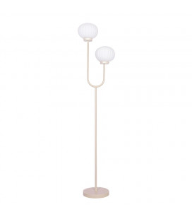 Lampadaire Flot Beige 2 globes