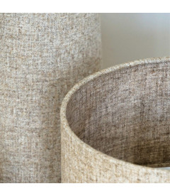 Lampadaire saturne lin H130cm Lampadaire saturne lin H130cm