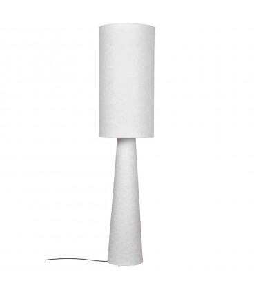 Lampadaire saturne blanc H130cm