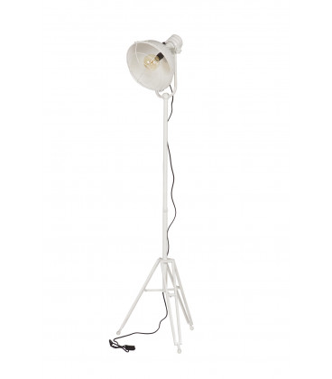 Lampadaire Spotlight 167cm Métal Blanc