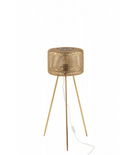 Lampe Trepied Haute Metal Or Small