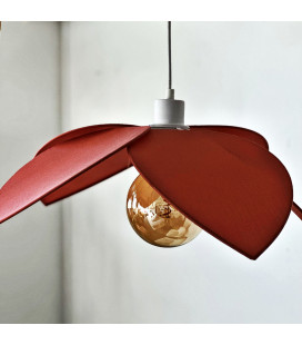 Suspension fleur brun 2