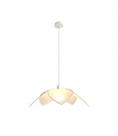 Suspension fleur taupe