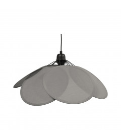 Suspension Evasion Coton/Lin Gris Ø73cm H50cm Suspension Evasion Coton/Lin Gris Ø73cm H50cm