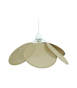 Suspension Evasion Coton/Lin Taupe Ø73cm H50cm