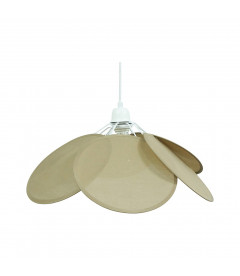 Suspension Evasion Coton/Lin Taupe Ø73cm H50cm Suspension Evasion Coton/Lin Taupe Ø73cm H50cm