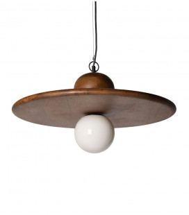 Suspension Yuma Blanc/Marron 60cm